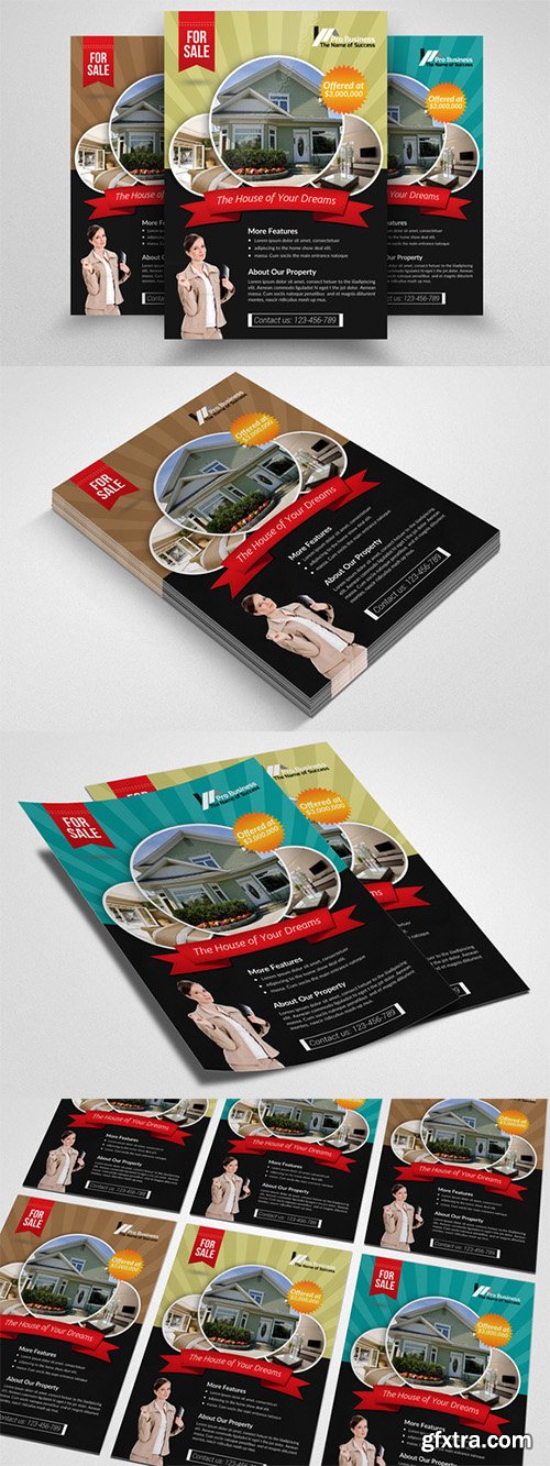 Real Estate Agency PSD Flyer - CM 552386