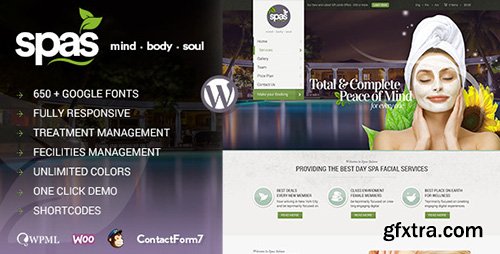 ThemeForest - Spas v1.1 - Health and Beauty WordPress Theme - 10678713