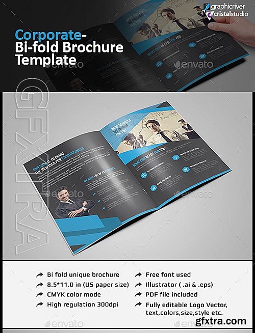 GraphicRiver - Bi Fold Brochure 12414019