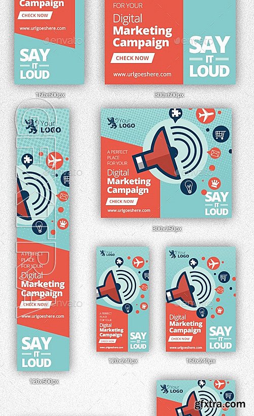 GraphicRiver - Business Online Marketing Web & Facebook Banners 11246987