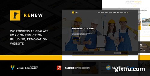 ThemeForest - Renew v1.1.0 - Building, Renovation & Construction WordPress Theme - 14421058