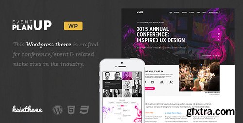 ThemeForest - PlanUp v1.0 - Event Booking WordPress Theme - 14049587