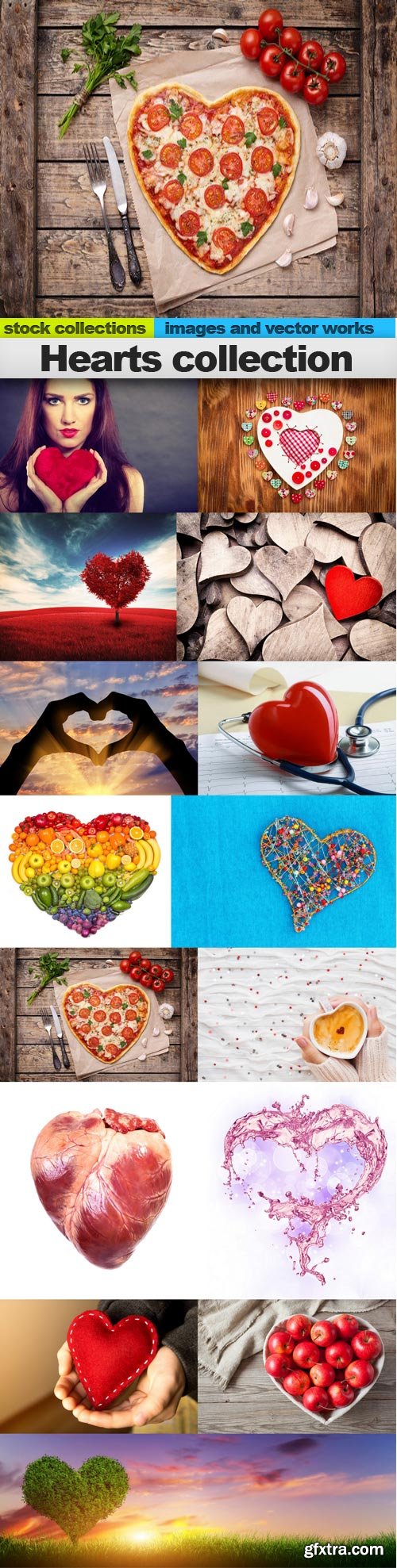 Hearts collection, 15 x UHQ JPEG