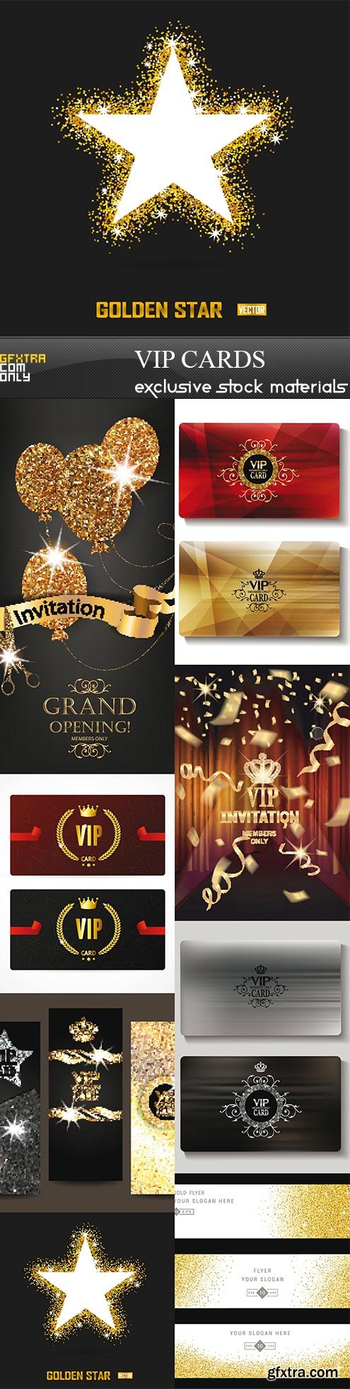 VIP-cards, 8 x EPS