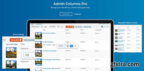 Admin Columns Pro v3.7.4 - WordPress Columns Manager