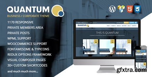 ThemeForest - QUANTUM v1.9.4 - Responsive Business WordPress Theme - 8548354