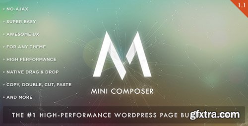 CodeCanyon - Mini Composer v1.1.6 - High-Performance Wordpress Page Builder Plugin - 14393381