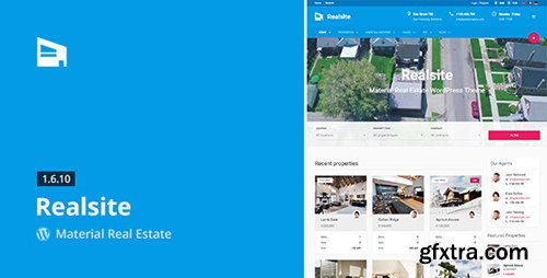 ThemeForest - Realsite v1.7.0 - Material Real Estate WordPress Theme - 10917194