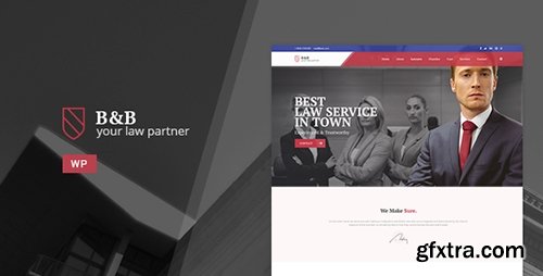 ThemeForest - B&B v1.0 - Law & Attorney WordPress Theme - 14104117