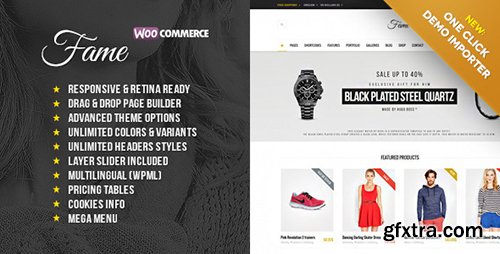 ThemeForest - Fame v1.7.5 - Responsive MultiPurpose WordPress Theme - 7668633