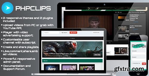 CodeCanyon - PHPClips v2.0 - Video Sharing Platform - 7704897