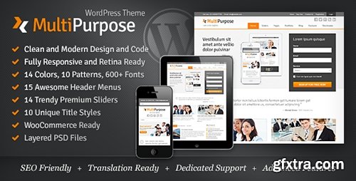 ThemeForest - MultiPurpose v1.5.11 - Responsive WordPress Theme - 9219359