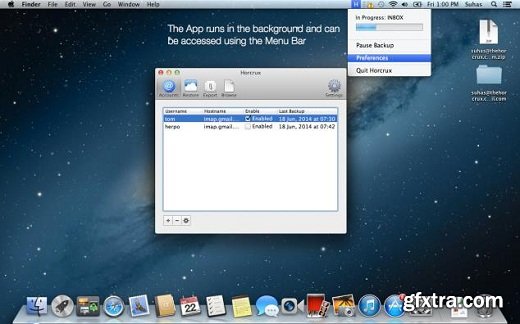 Horcrux Email Backup 2.9.2 (Mac OS X)