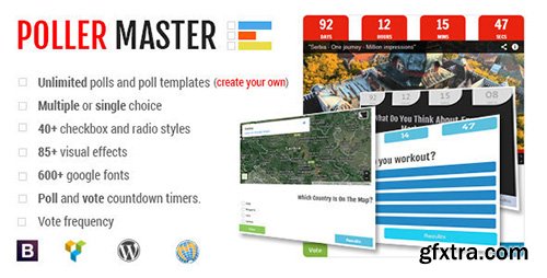 CodeCanyon - Poller Master v1.3 - Ultimate WP Polling System - 7629879