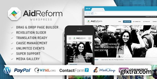 ThemeForest - Aid Reform v2.0 - NGO Donation and Charity Theme - 6546476