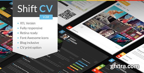 ThemeForest - ShiftCV v2.2 - Blog  Resume  Portfolio  WordPress - 5150965