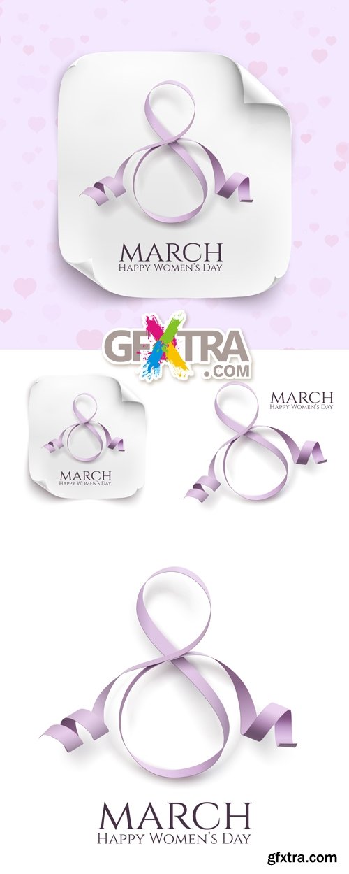 International Women's Day 8 March Vector