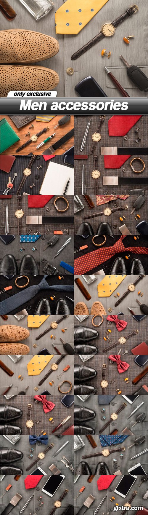 Men accessories - 20 UHQ JPEG