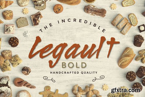 Creativemarket Legault Bold Hand-Drawn Script 550269