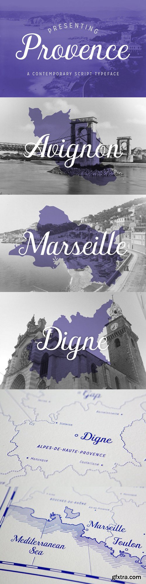 CM - Provence Script Font 554317