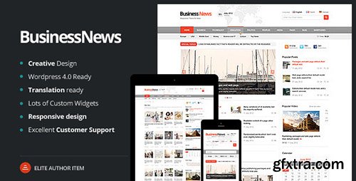 ThemeForest - Business News v1.5.0 - Responsive Magazine, News, Blog - 3650529