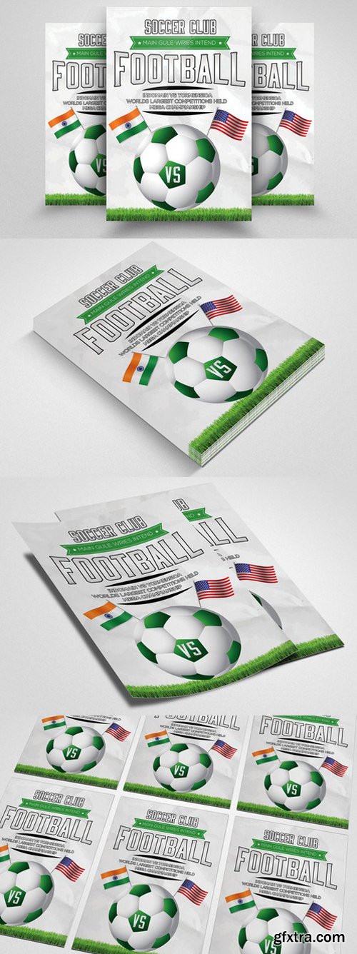 CM - Big Match Football Flyer Template 555073