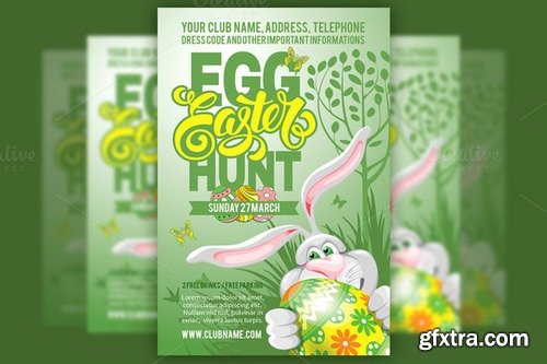 CM - Easter Egg Hunt Flyer Template 555097