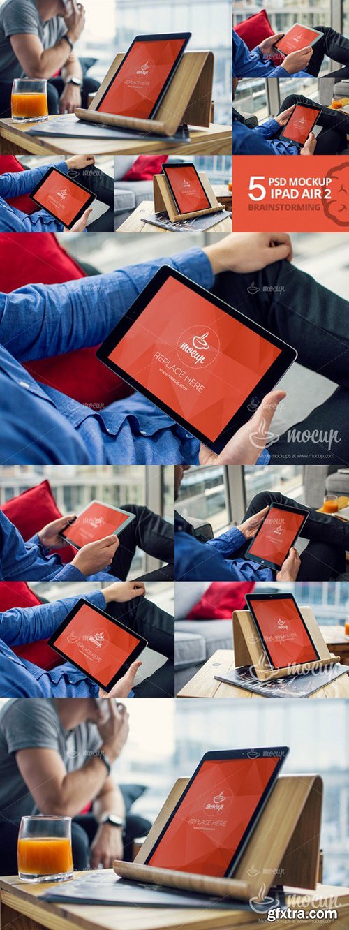 CM - 5 PSD Mockup iPad Air Brainstorming 557751