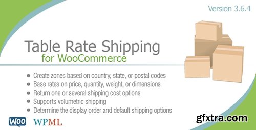 CodeCanyon - Table Rate Shipping for WooCommerce v3.6.4 - 3796656