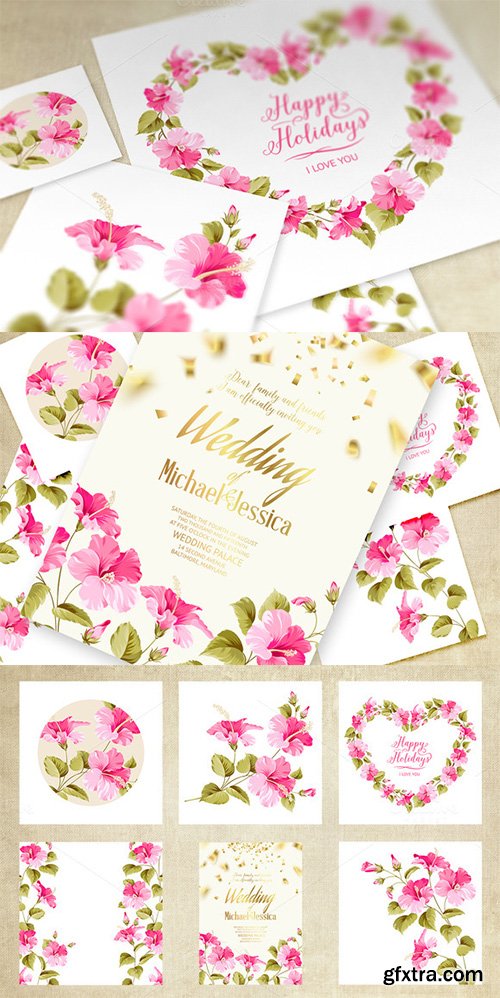 Wedding Invitation Cards Set. - CM 210069