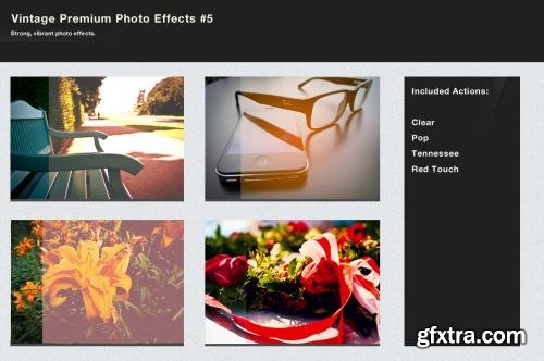 CreativeMarket Vintage Premium Photo Effects Bundle 1805