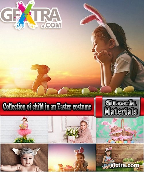 Collection of people a child in an Easter costume 25 HQ Jpeg