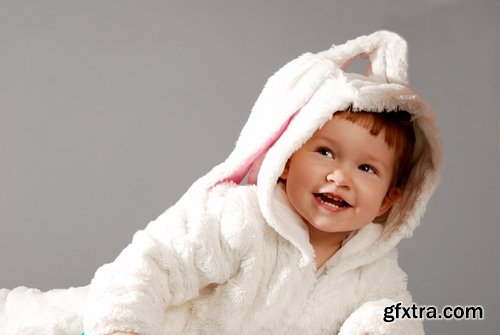 Collection of people a child in an Easter costume 25 HQ Jpeg