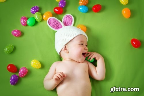 Collection of people a child in an Easter costume 25 HQ Jpeg