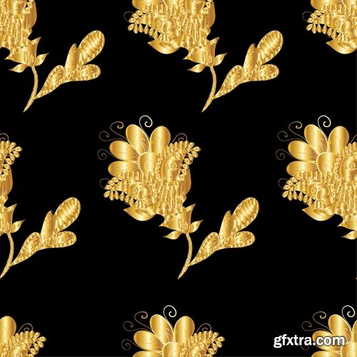 Collection of calligraphic elements monogram wallpaper pattern flower background is 25 EPS