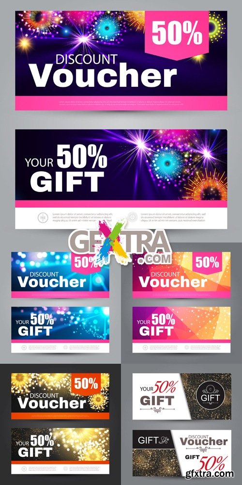 Gift Vouchers Vector 2