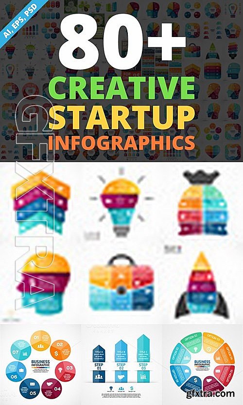 CM - Creative Infographics PSD Included 550213