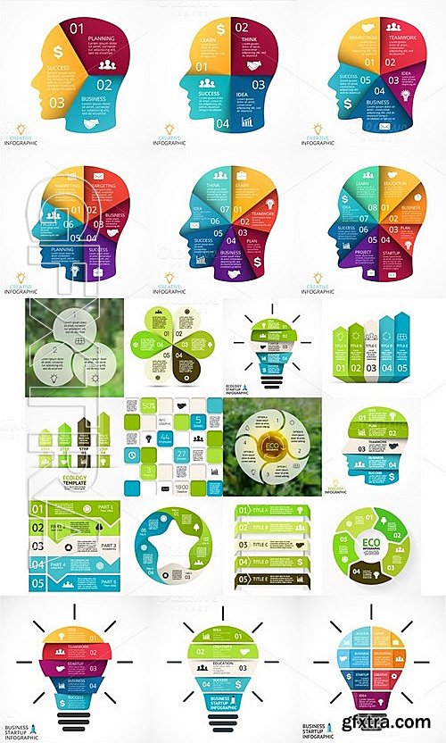 CM - Creative Infographics PSD Included 550213