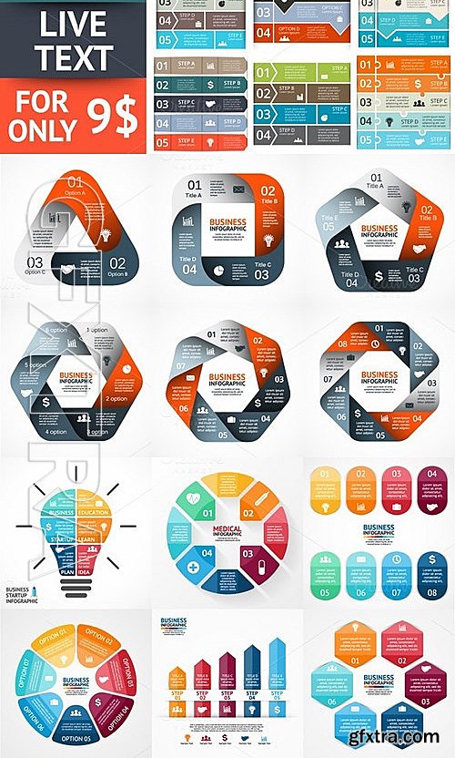 CM - Creative Infographics PSD Included 550213