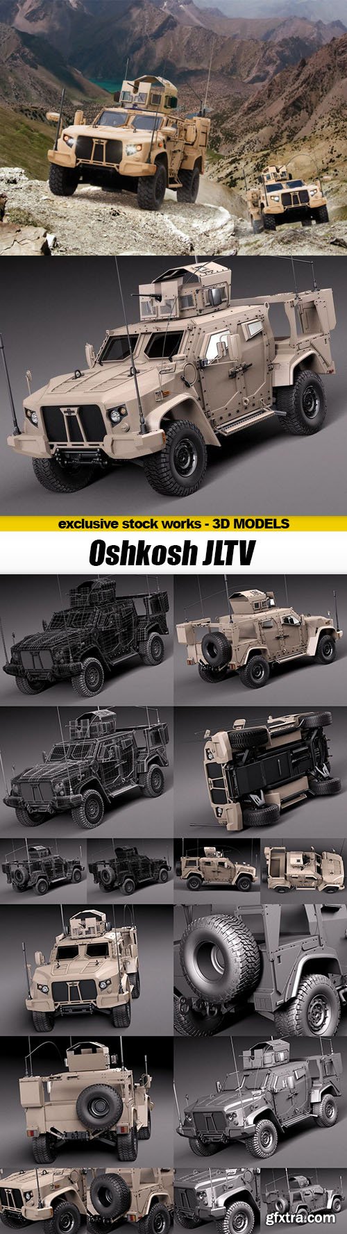 GTRader 3D MODELS - Oshkosh JLTV