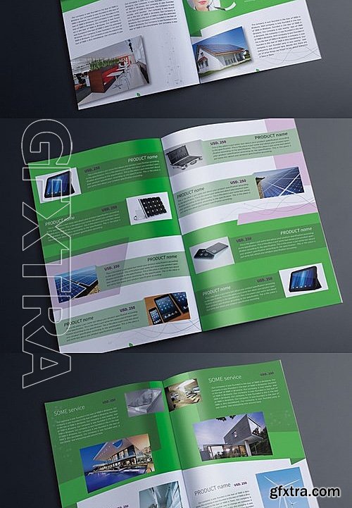 CM - Indesign Multipurpose Green Catalog 550309