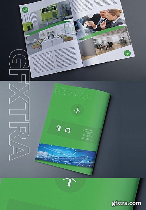 CM - Indesign Multipurpose Green Catalog 550309