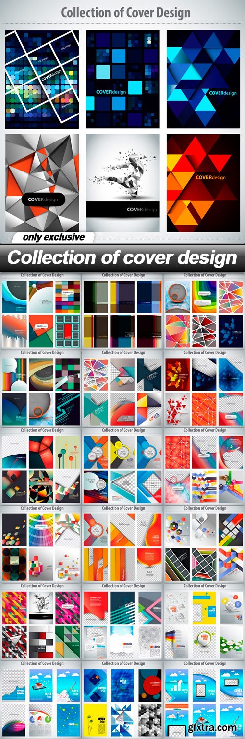 Collection of cover design - 34 EPS