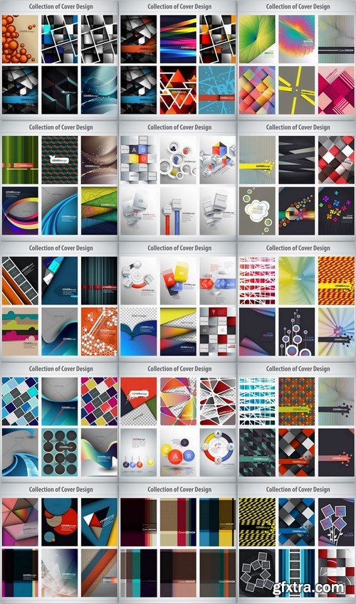 Collection of cover design - 34 EPS