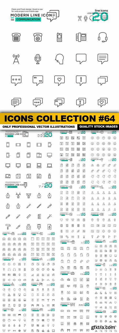 Icons Collection #64 - 26 Vector