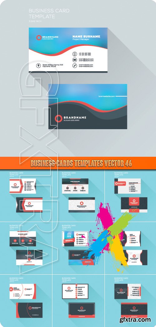 Business Cards Templates vector 46