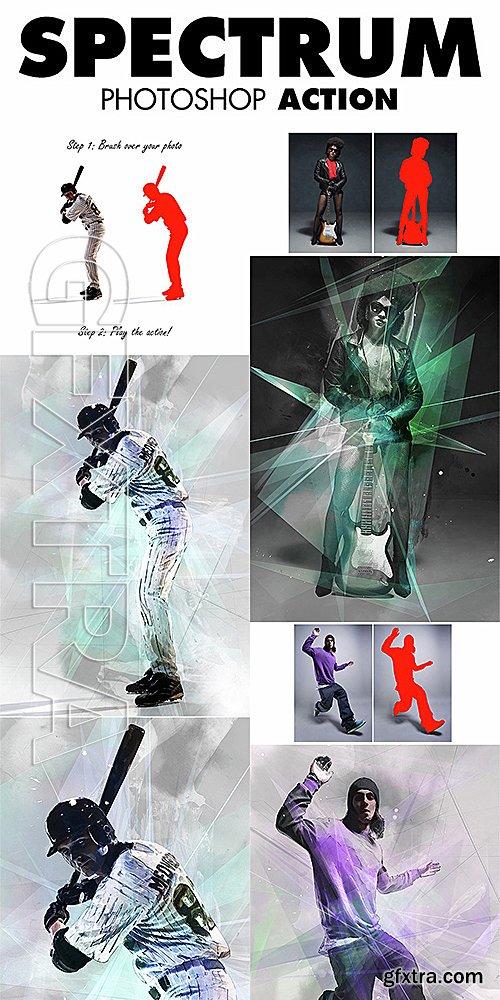 GraphicRiver - Spectrum Photoshop Action 15083489