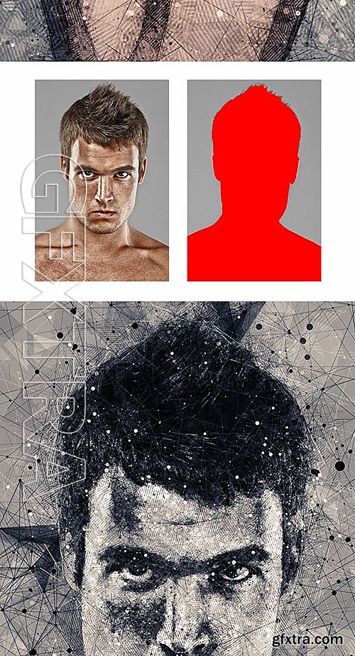 GraphicRiver - Geometric Art Photoshop Action 15013925