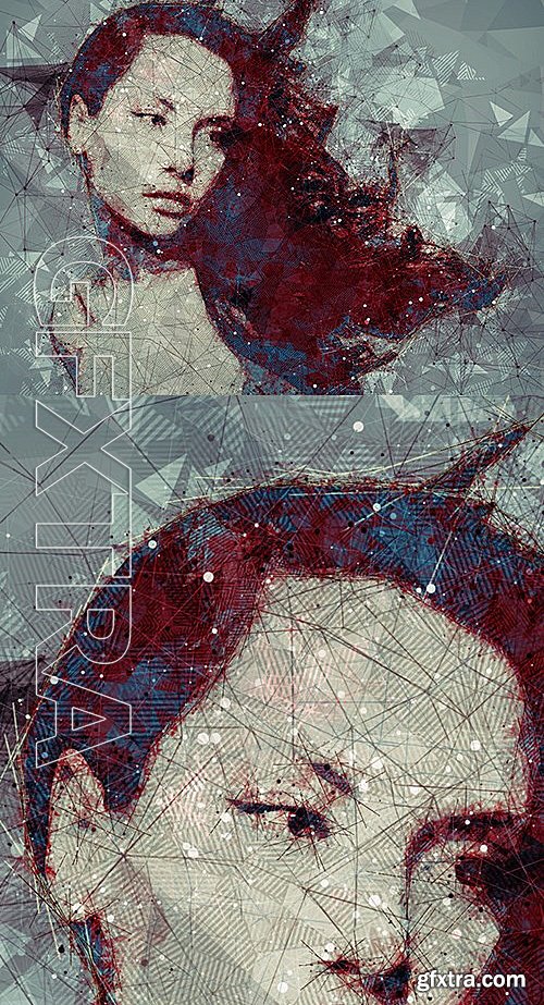 GraphicRiver - Geometric Art Photoshop Action 15013925