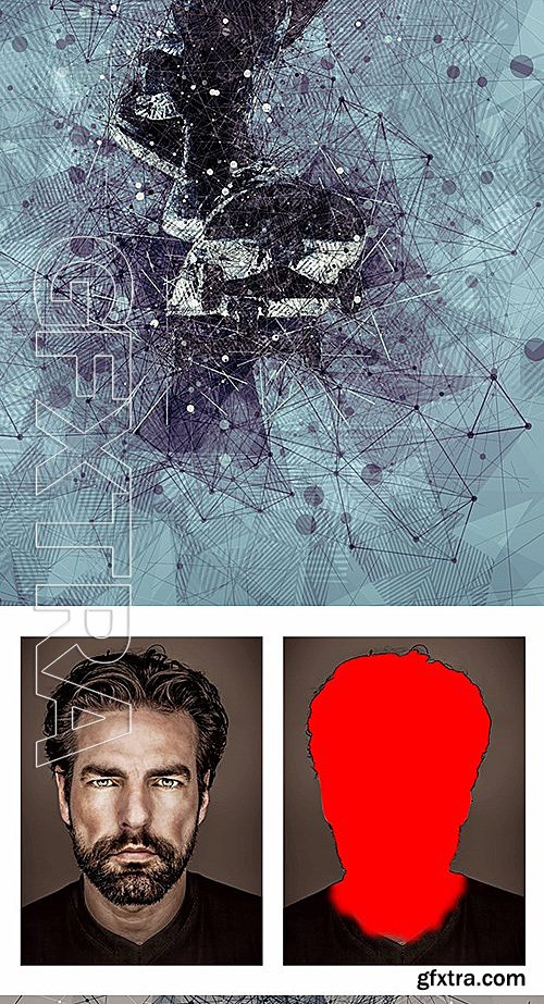 GraphicRiver - Geometric Art Photoshop Action 15013925